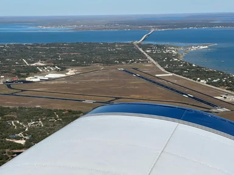Flying in the pattern at KRKP
